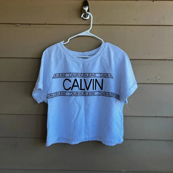 Calvin Klein Crop Top - Size L - Picture 1 of 6